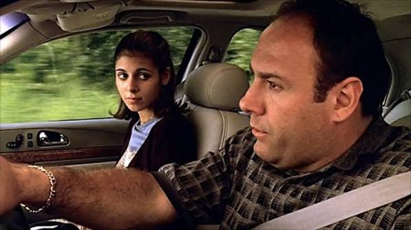 Tony driving with Meadow