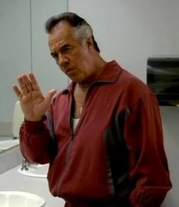 Paulie in the bathroom