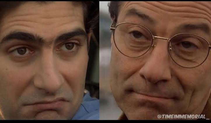 Sopranos side-by-side reaction meme